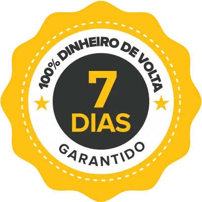 Selo de garantia de 7 dias