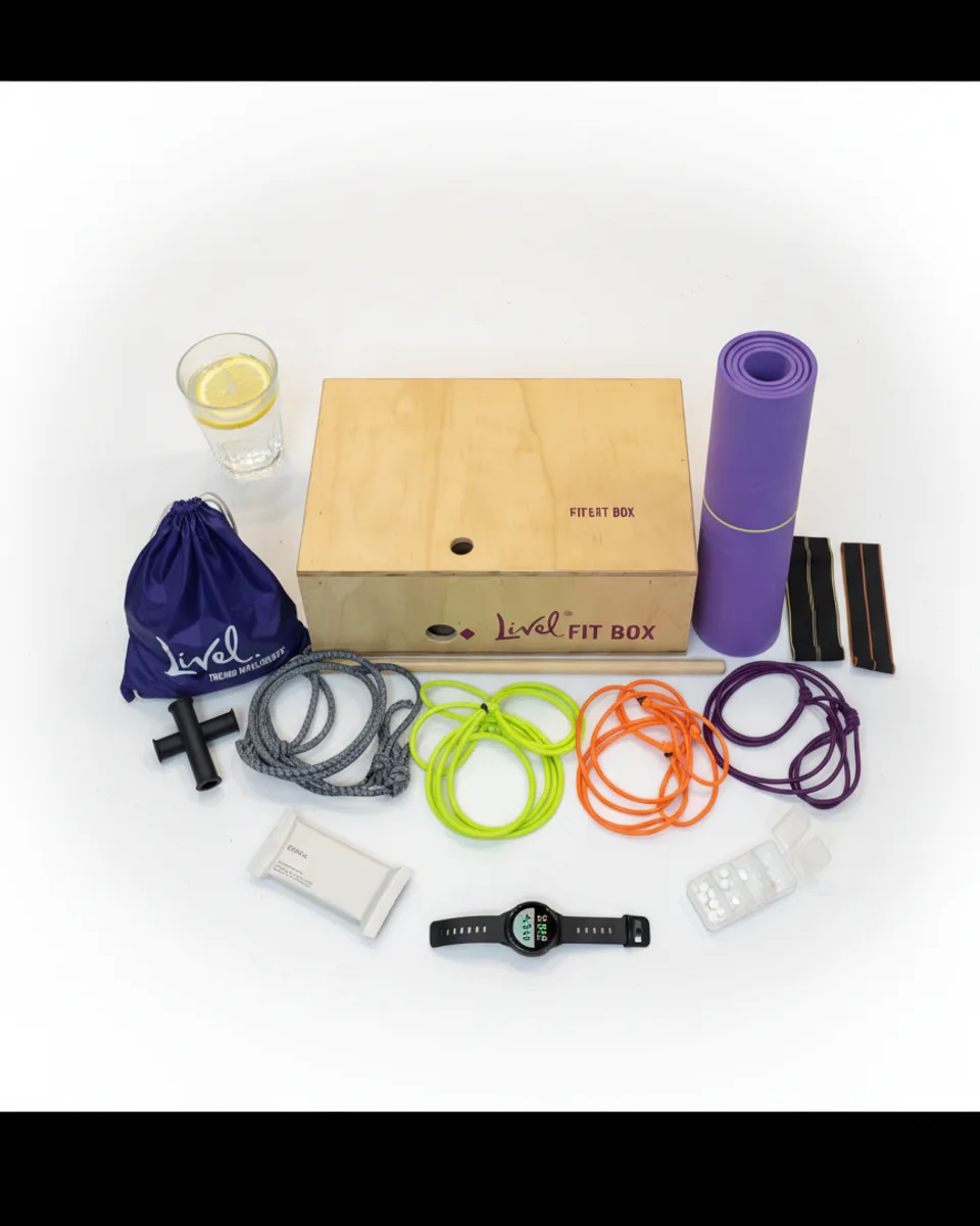 Kit FitBox Livel recomendado para manutenção muscular durante uso de GLP-1